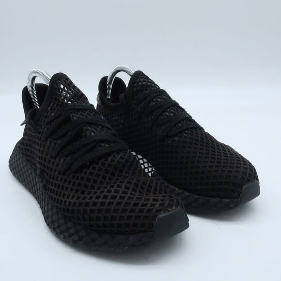 adidas Other - Adidas Deerupt Triple Black Fish Net Running Sneakers B41768 Men's Size 8